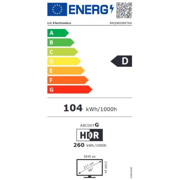 LG 86QNED86T6A 86'' 4K OLED UHD Smart TV Τηλεόραση LG 86QNED86T6A 86'' 4K OLED UHD Smart TV Τηλεόραση